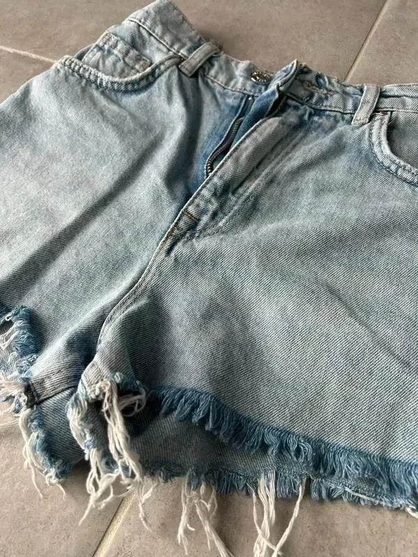 Short mujer Pull&Bear azul talla 34 – photo 2
